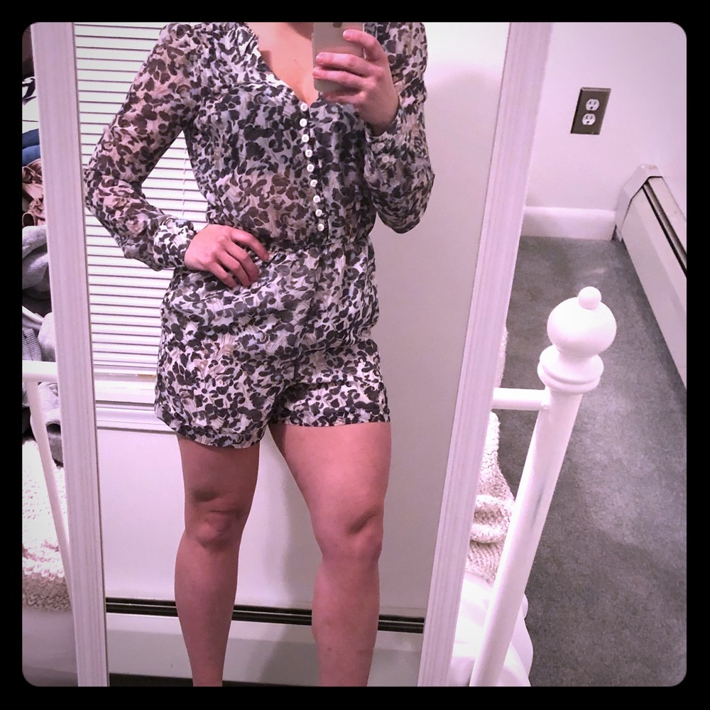 BCBG Multi Print Romper